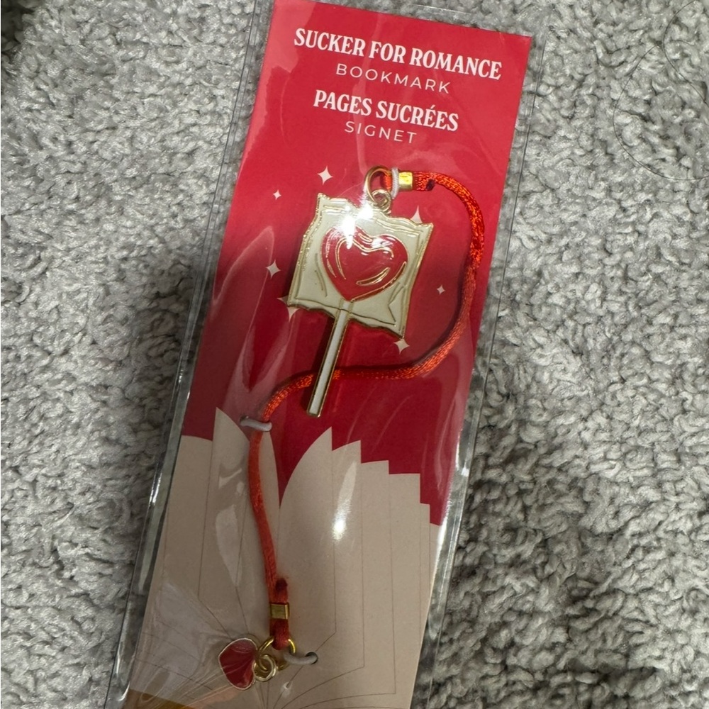 Sucker for Love Hobbry bookmark with Charm ❤️‍🔥❤️‍🔥❤️‍🔥❤️‍🔥🌶️🌶️🌶️